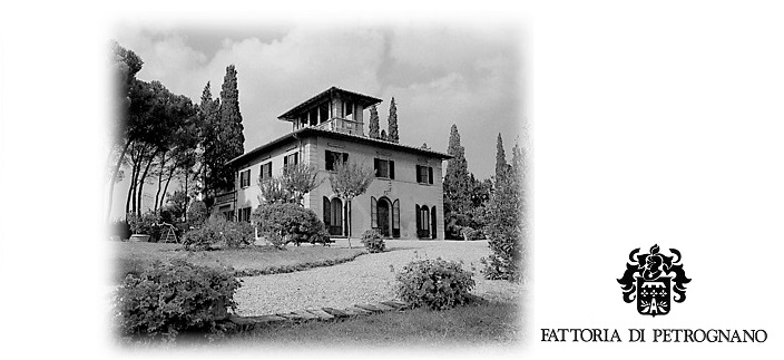 Petrognano villa e logo