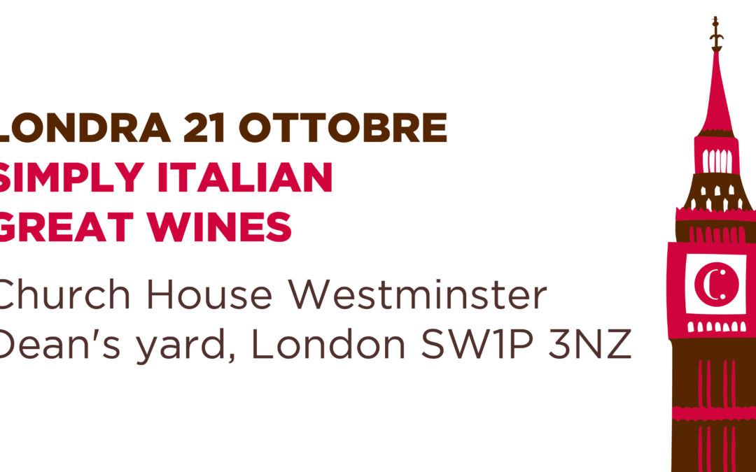 Simply Italian Great Wines London 2021 – 21 Ottobre